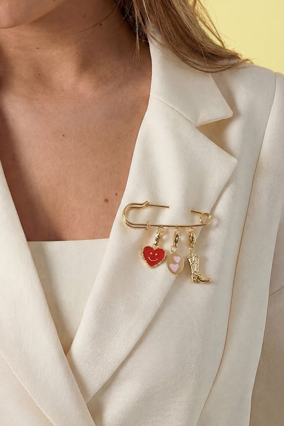 Broche 3 DIY charms