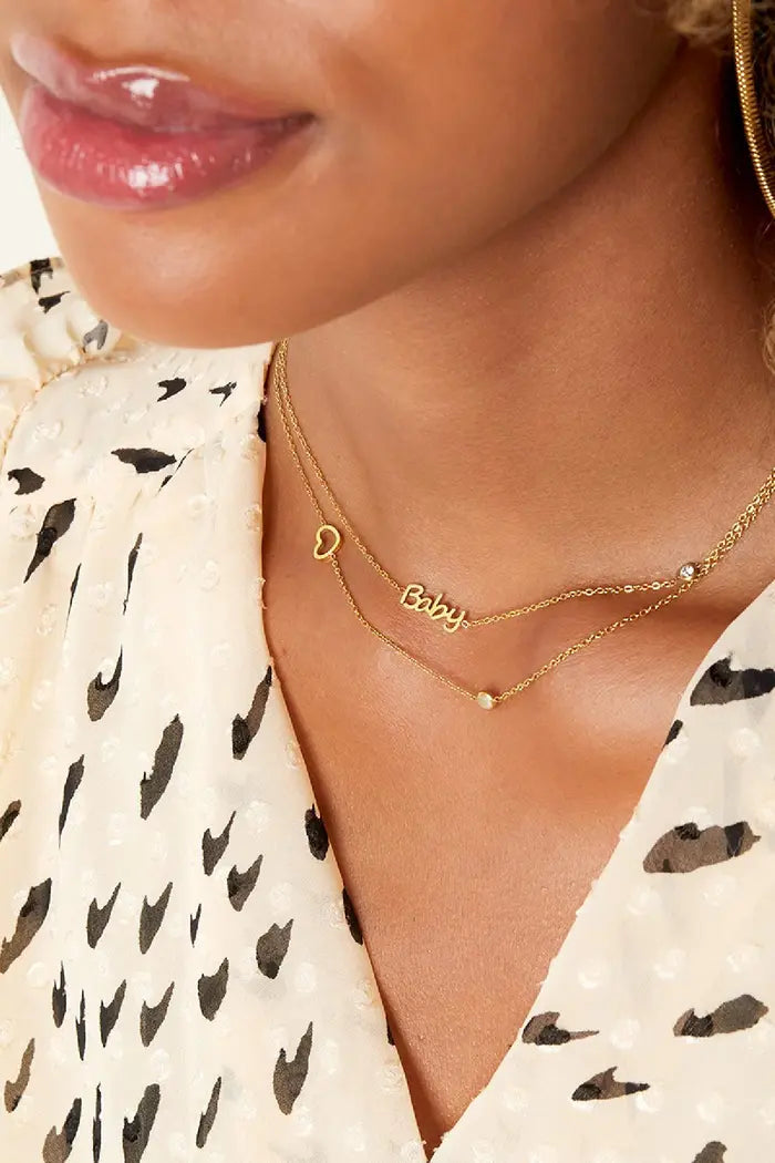 Baby Birthstone Necklace