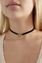 Velvet Heart Choker