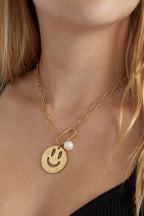 GlowCharm Smile Necklace