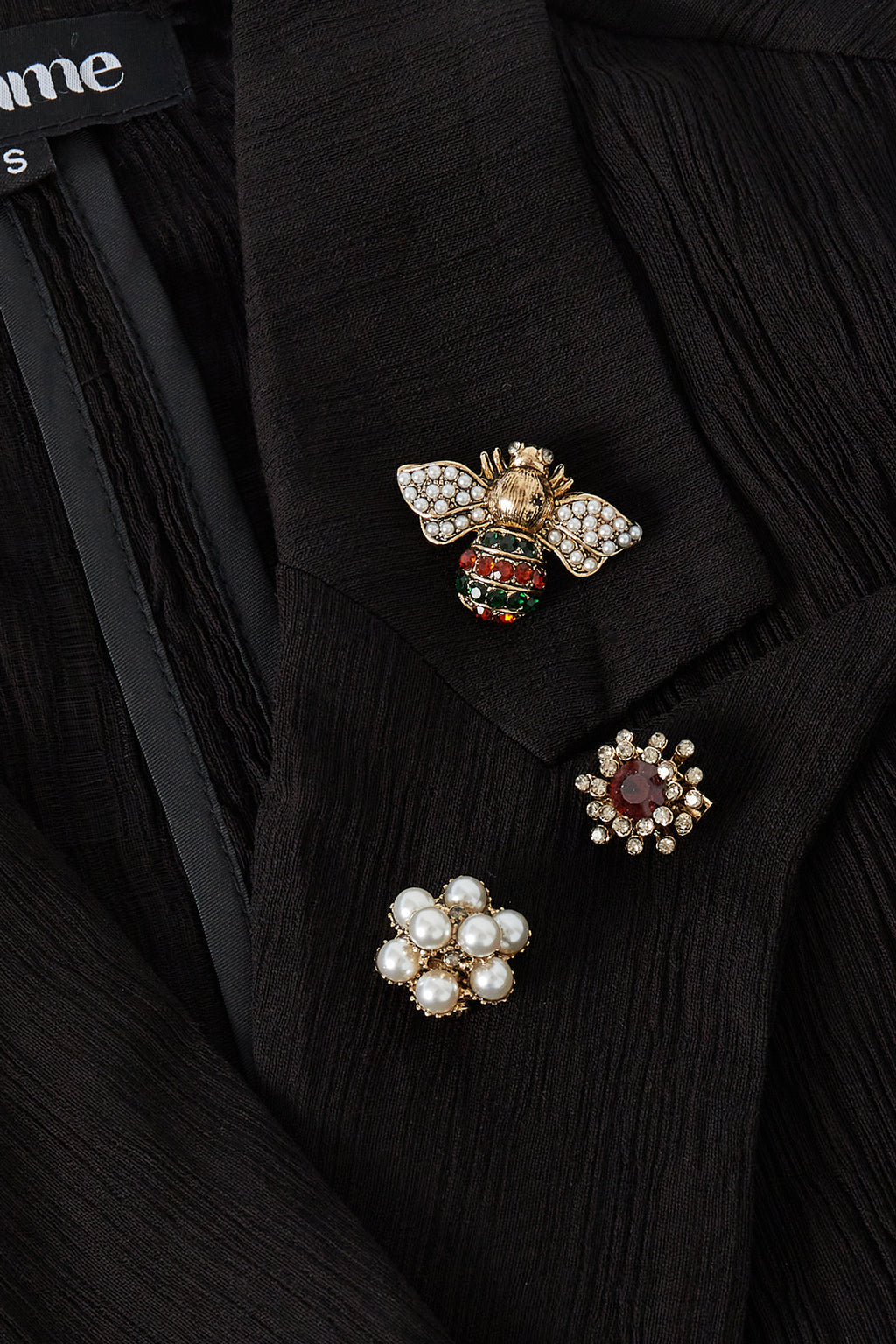 broches trio busy bee