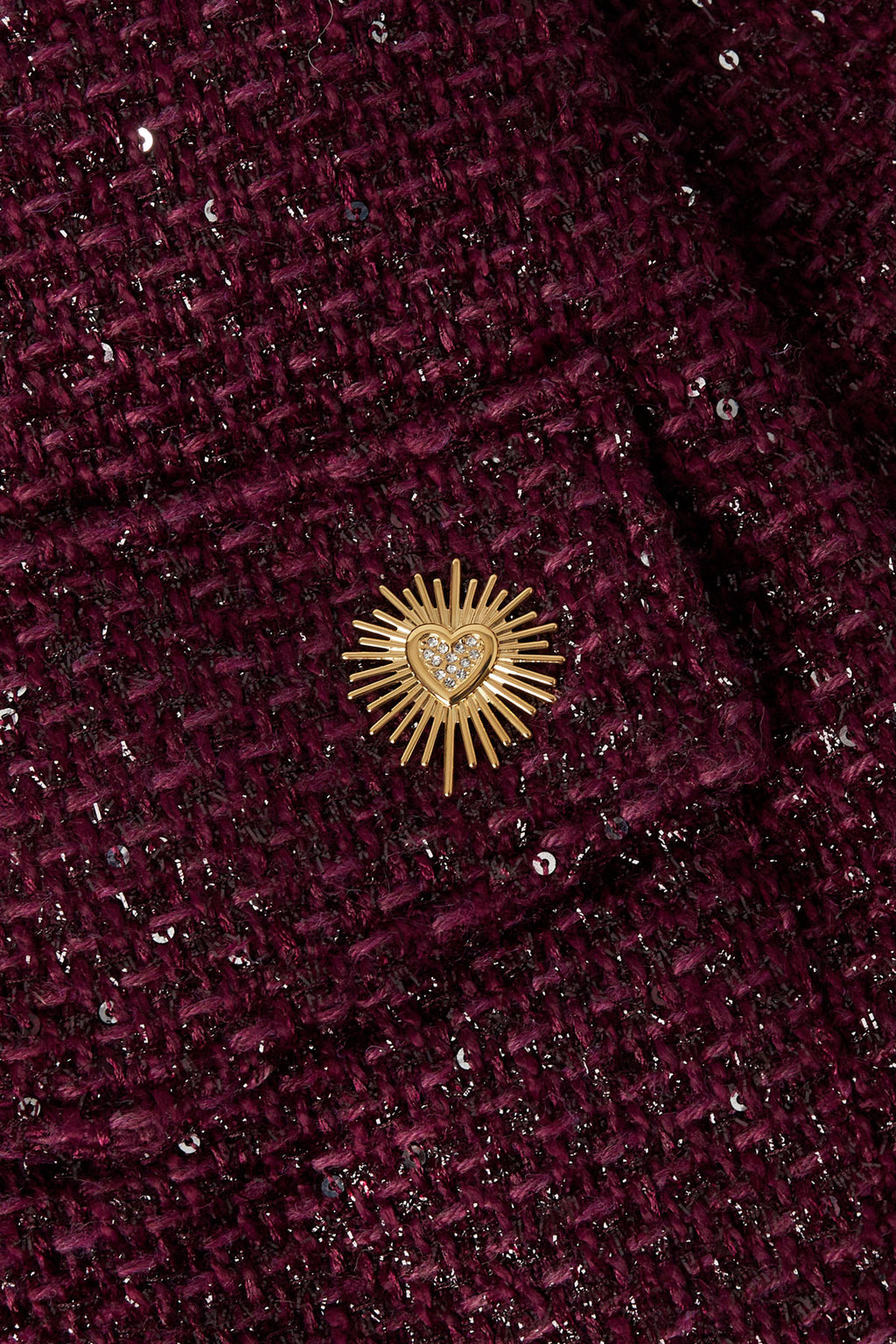 broche sparkling heart