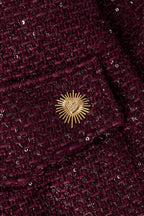broche sparkling heart