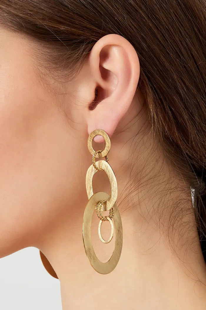 Circle Cascade Earrings