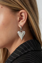 big heart hanger oorbellen