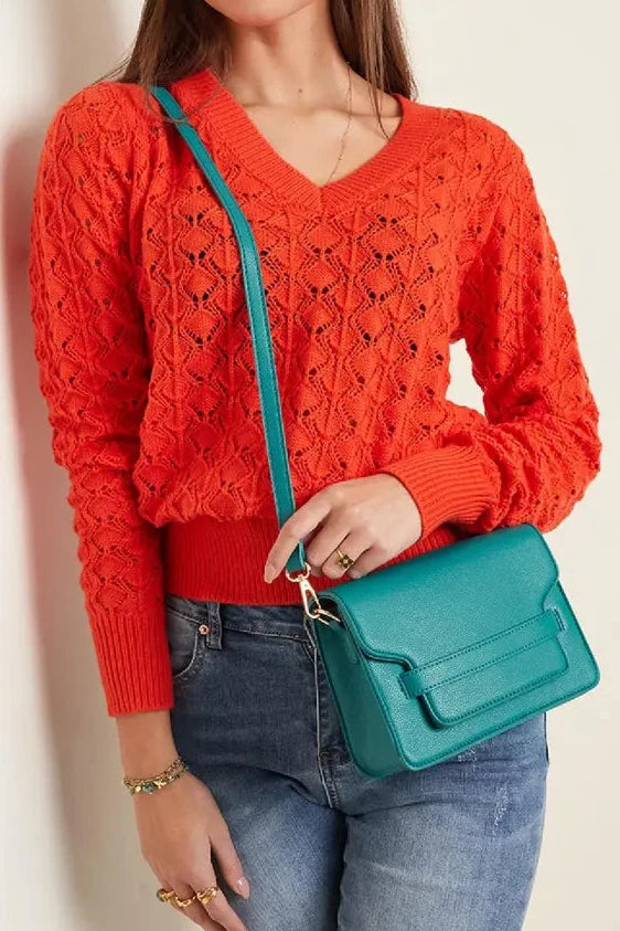 Structured Flap Bag