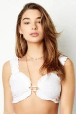 Sunset Ruffle Top