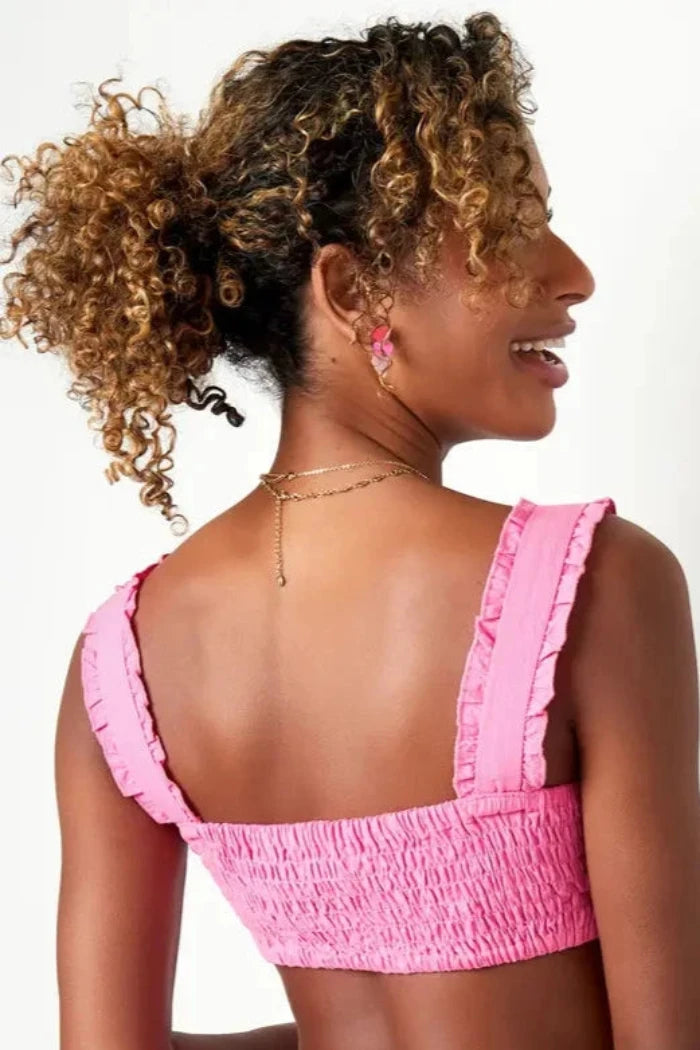 Sunset Ruffle Top