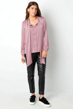 Silky Bow Blouse