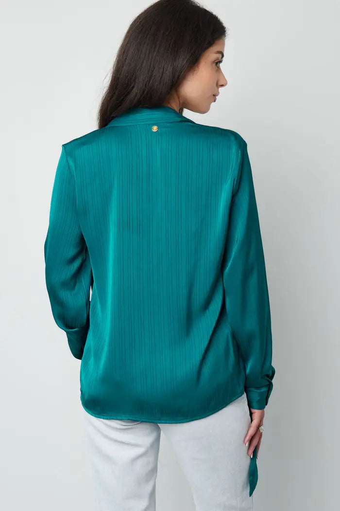Silky Bow Blouse