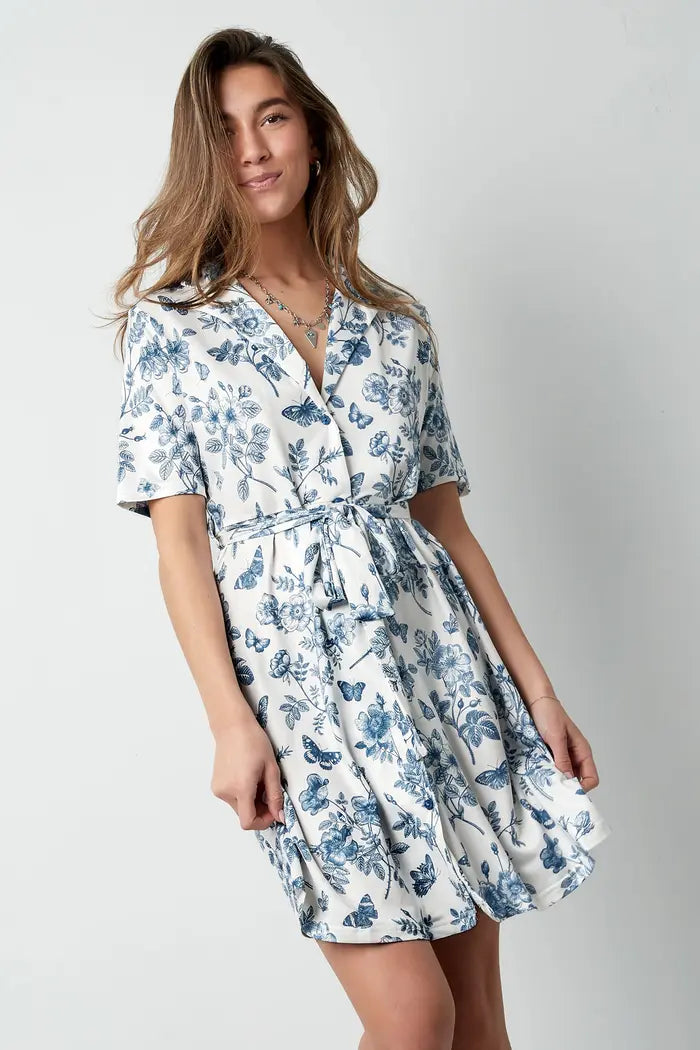 Floral Wrap Dress