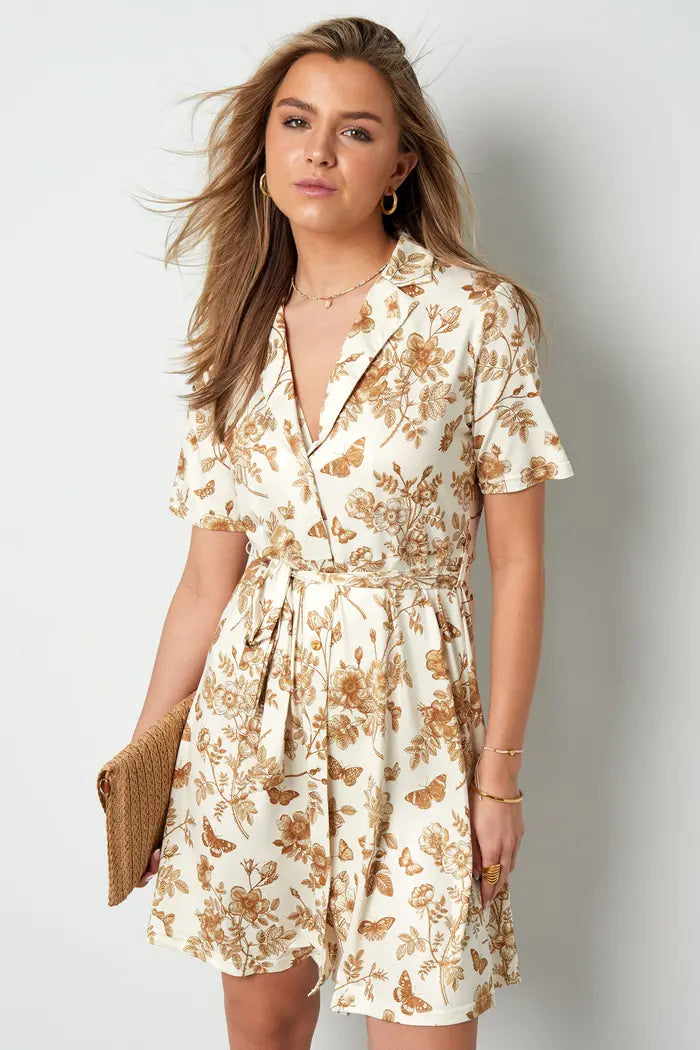 Floral Wrap Dress