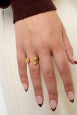 Roestvrijstalen minimalistische ringen Hart Casual Dagelijks Eenvoudig Serie Dames sieraden
