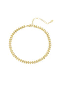 Enkelbandje bladeren Goud kleur Stainless Steel