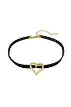 Velvet Heart Choker