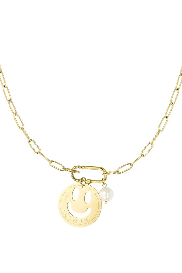 GlowCharm Smile Necklace