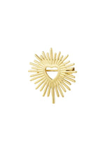 Sunny Hearth Brooch