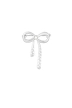 broche pearl bow