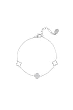 Armband klavertjes Goud kleur Stainless Steel