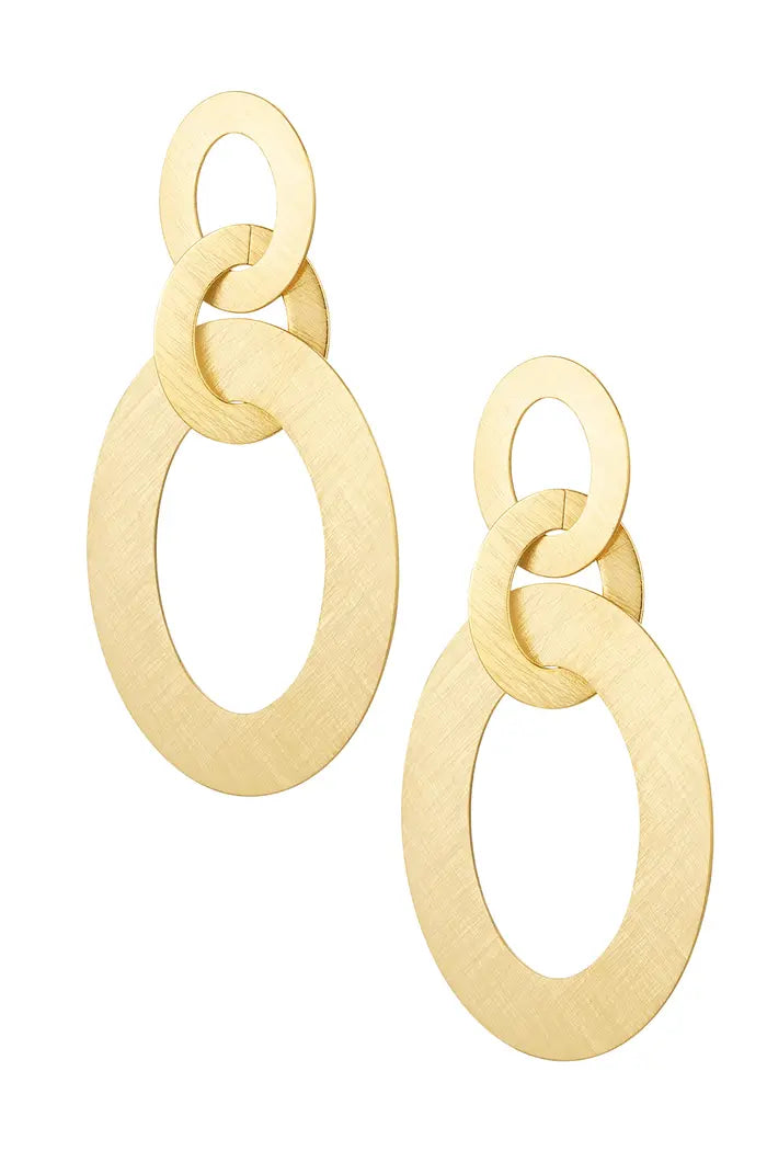 Bold Link Earrings