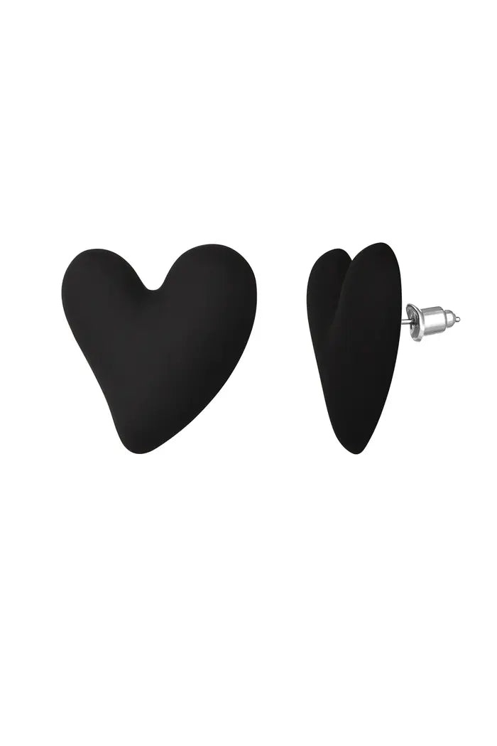 Elena Heart Studs