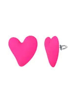 Elena Heart Studs