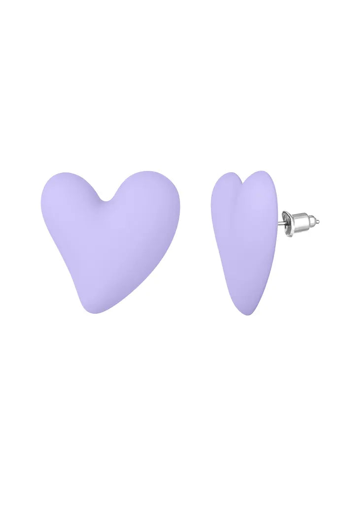 Elena Heart Studs