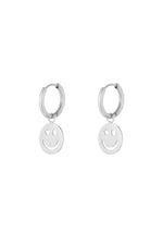 Smiley Charm Earrings