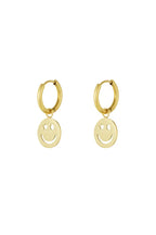Smiley Charm Earrings