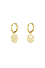 Smiley Charm Earrings