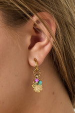 Flower Happy Charm oorbellen