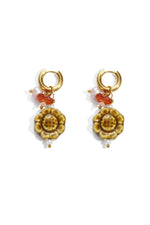 Oorbellen van roestvrij staal met bloemenmotief, casual, dagelijks, eenvoudig, serie, damessieraden
