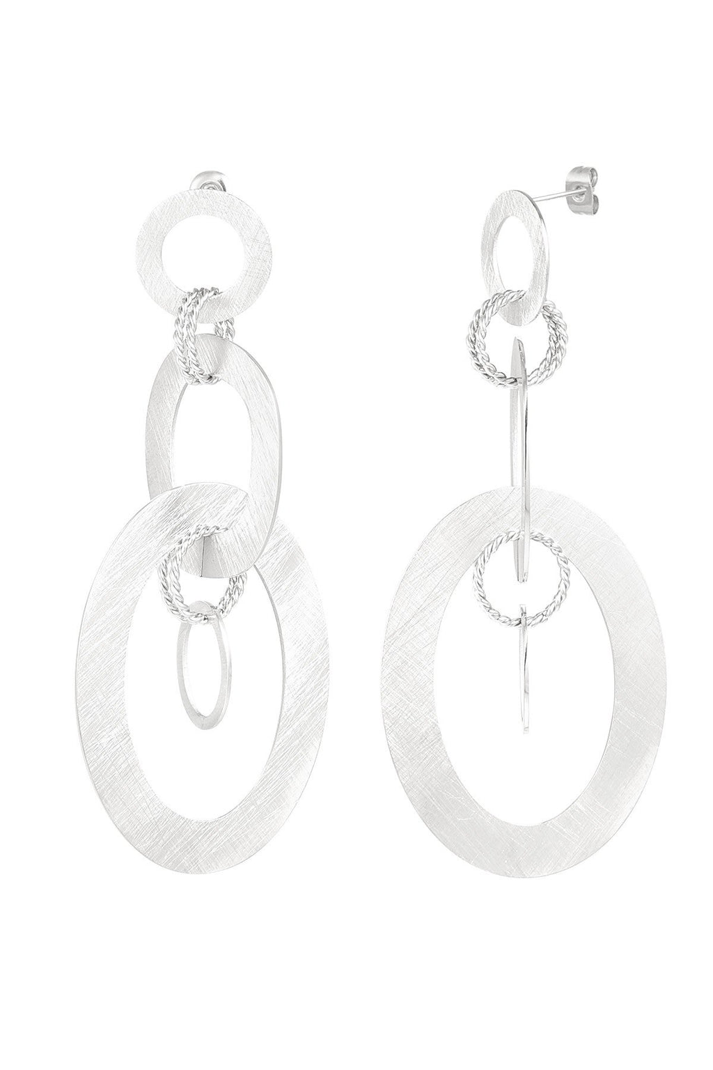 Circle Cascade Earrings