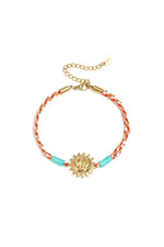 Armbanden met touwbedeltjes, bloemenmotief, casual, vakantie/strand, romantische serie, damessieraden