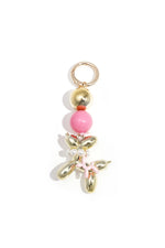 Schattige ballonhond sleutelhanger
