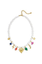 Imitatieparel kralen kettingen hart casual dagelijks romantisch serie dames sieraden