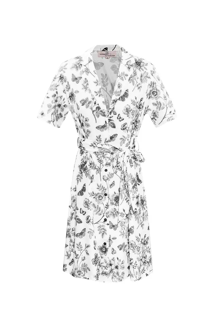 Floral Wrap Dress