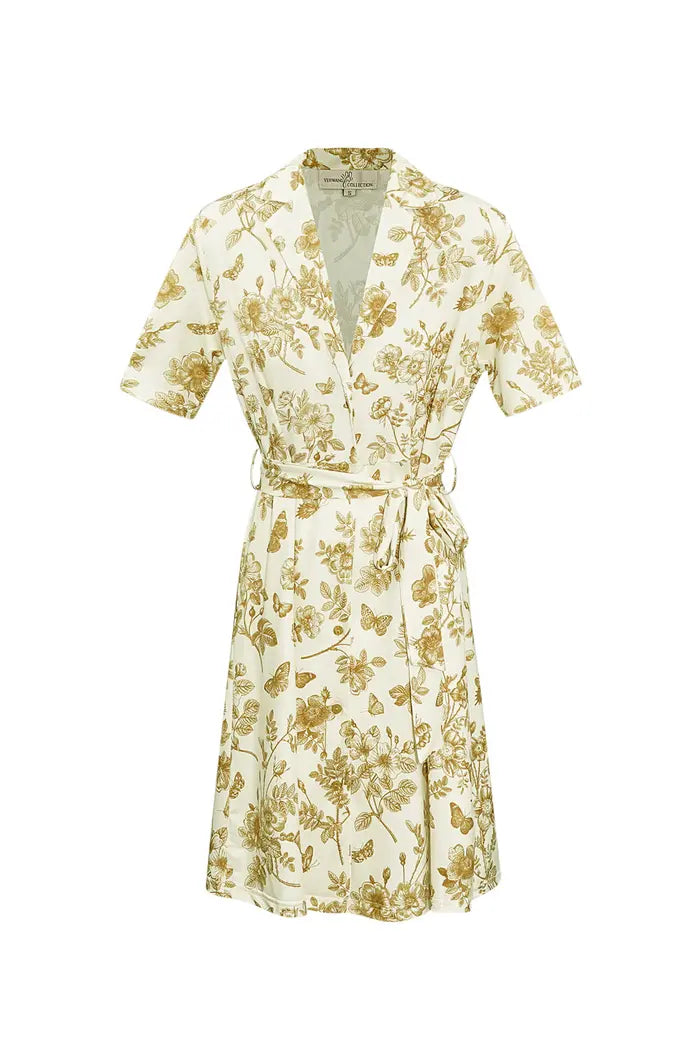 Floral Wrap Dress