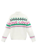 Love Sweater Weather trui - wit