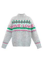 Love Sweater Weather trui - wit