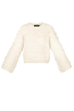 Fluffy finesse top - Burgundy