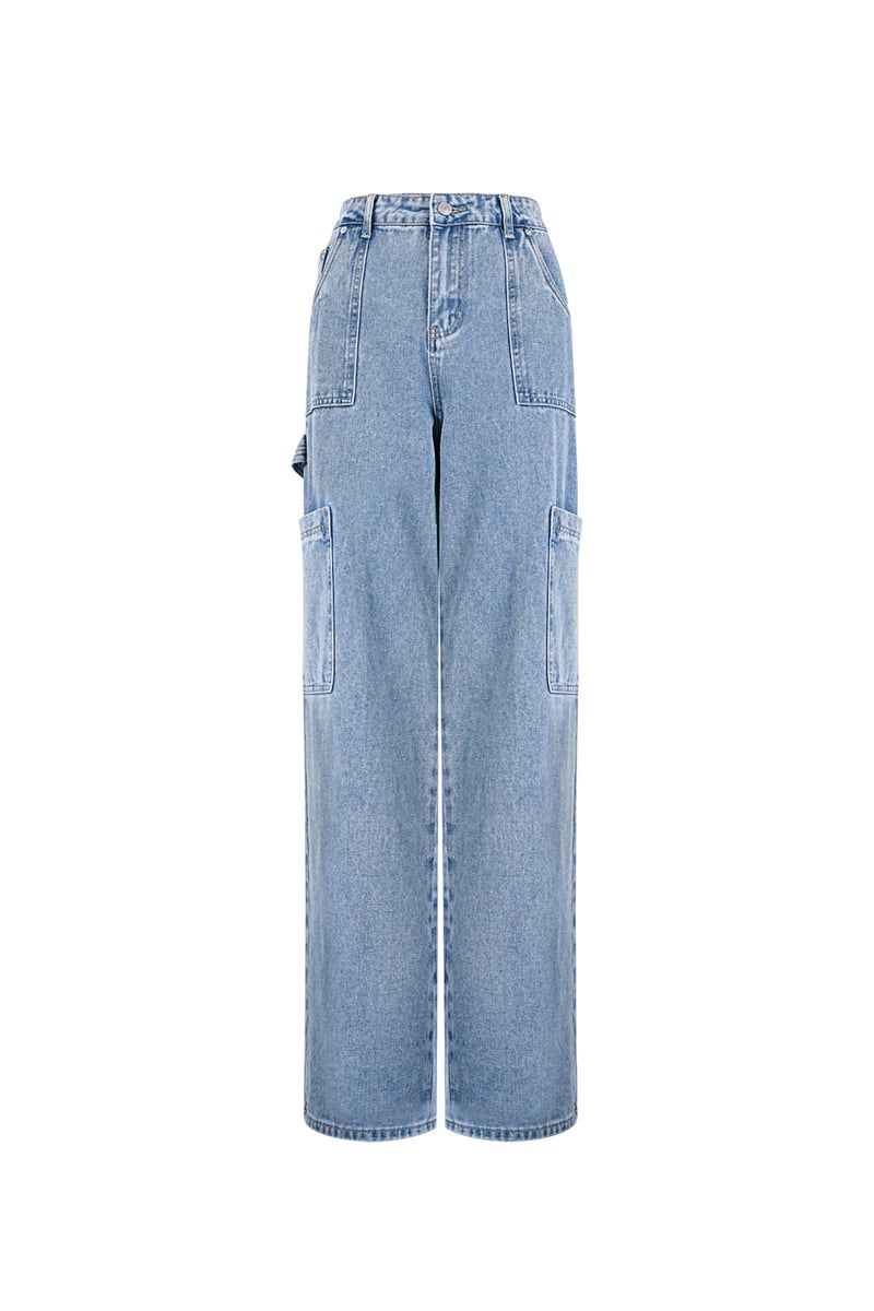 Jeans cool girl cut - Blauw