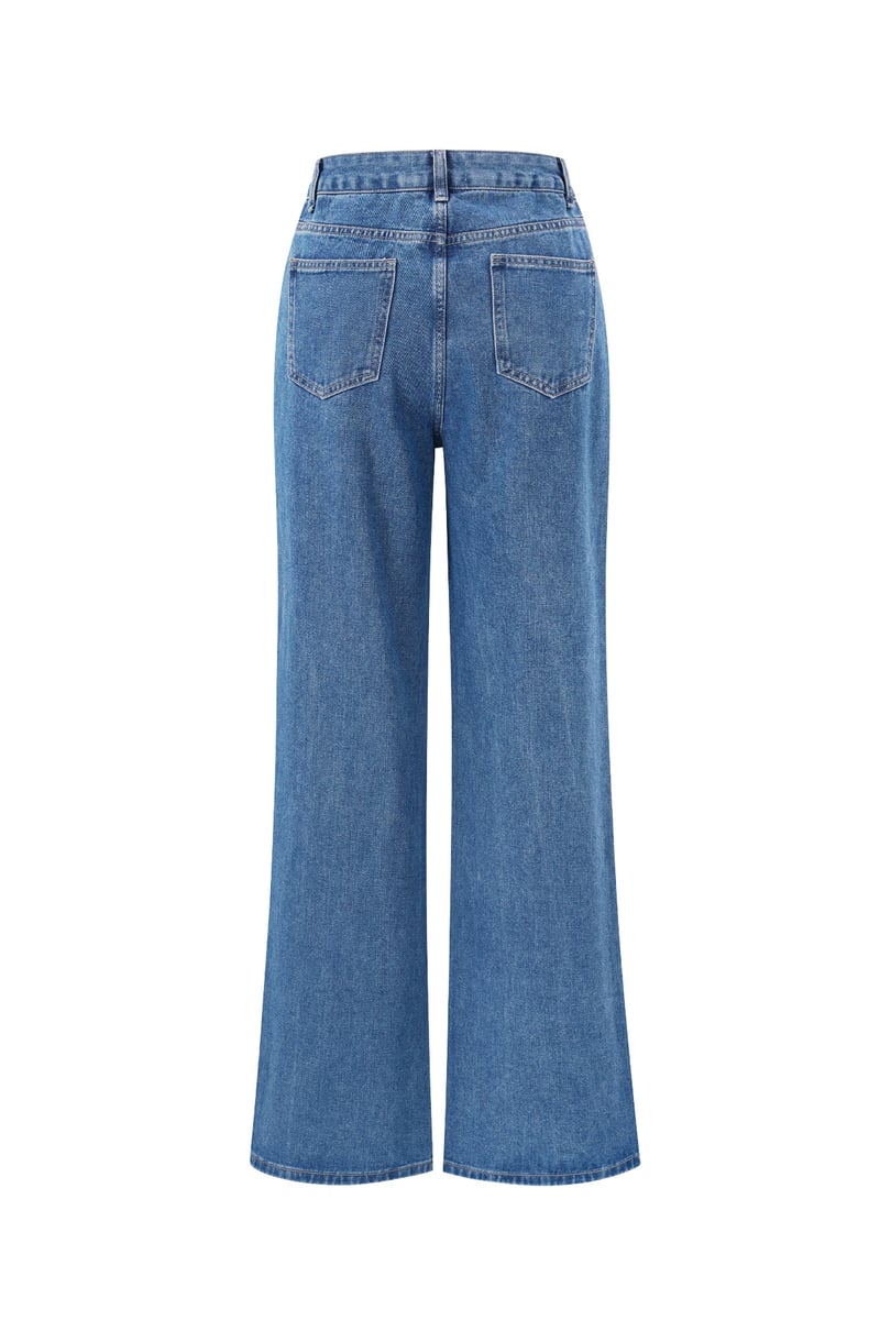 Denim jeans glitter hart