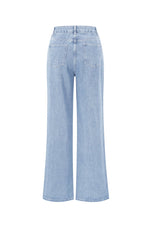 Denim jeans glitter hart