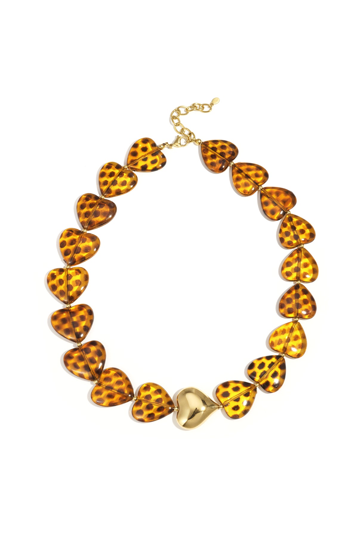Acryl kralen kettingen hart retro dagelijkse klassieke serie dames sieraden
