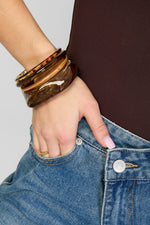 Acryl armbanden effen kleur casual dagelijks eenvoudig serie dames sieraden