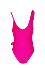 Ruffle V-Neck Swimsuit