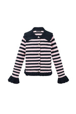 Polyestervezel (polyester) Gebreid vest Strepen Casual Herfst/Winterkleding
