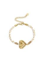 Armbanden met touwbedeltjes, bloemenmotief, casual, vakantie/strand, romantische serie, damessieraden