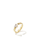 Ring met wisselende harten en zirkonia